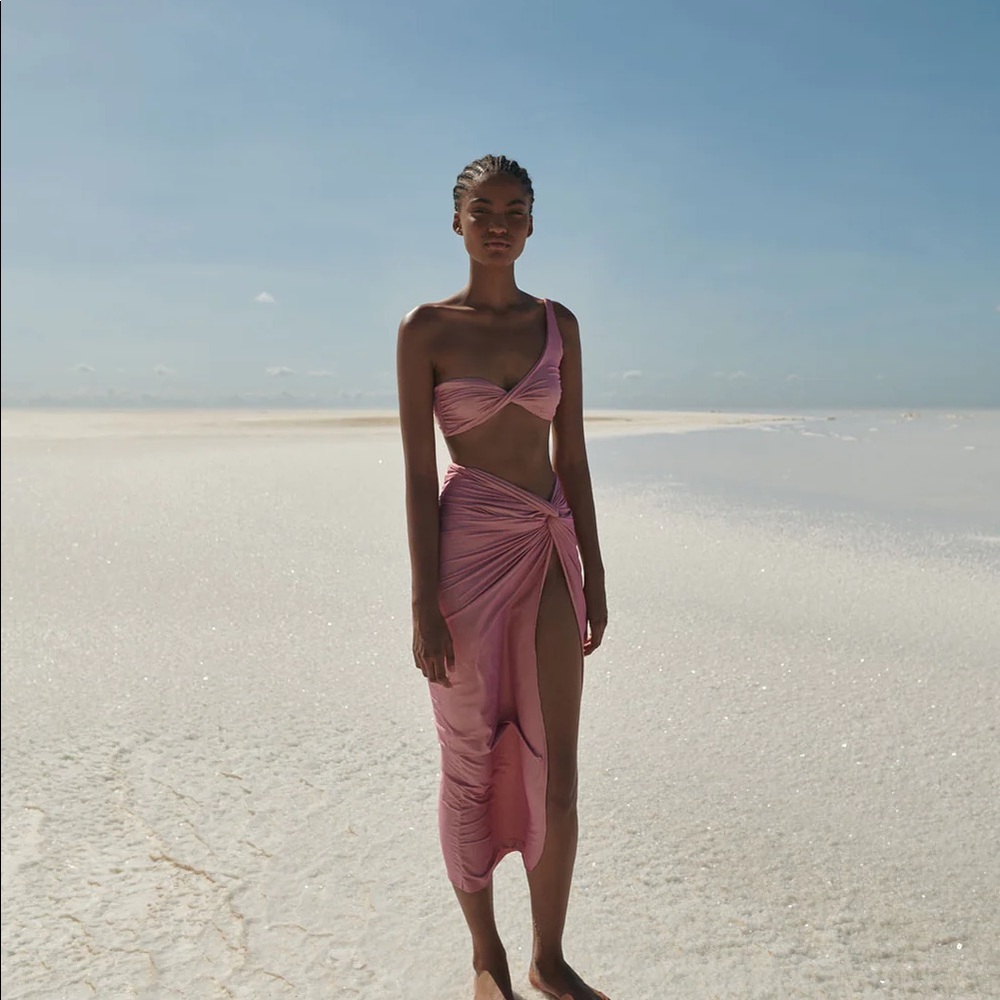 Ola Amanecer Glossy bikini top & bottom